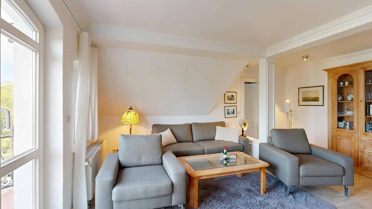 Fewo Direkt Am Strand Mit Meerblick Und Balkon,Villa Glueckspilz, Binz Kültér fotó